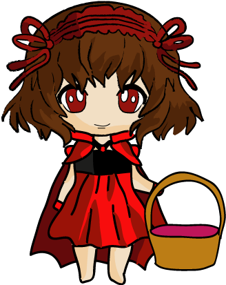 I Played Around With Red Riding Hood And Then Followed - Red (416x412)