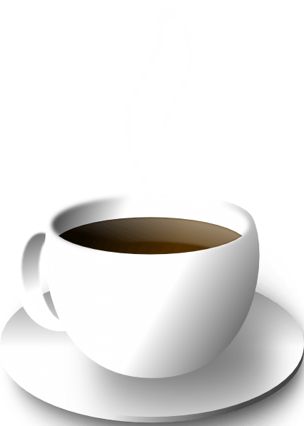 Cartoon Coffee Clip Art Dromhfb Top - Coffee Clipart (426x597)