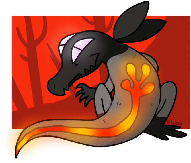 Salandit By Billspooks On Deviantart - Illustration (800x625)