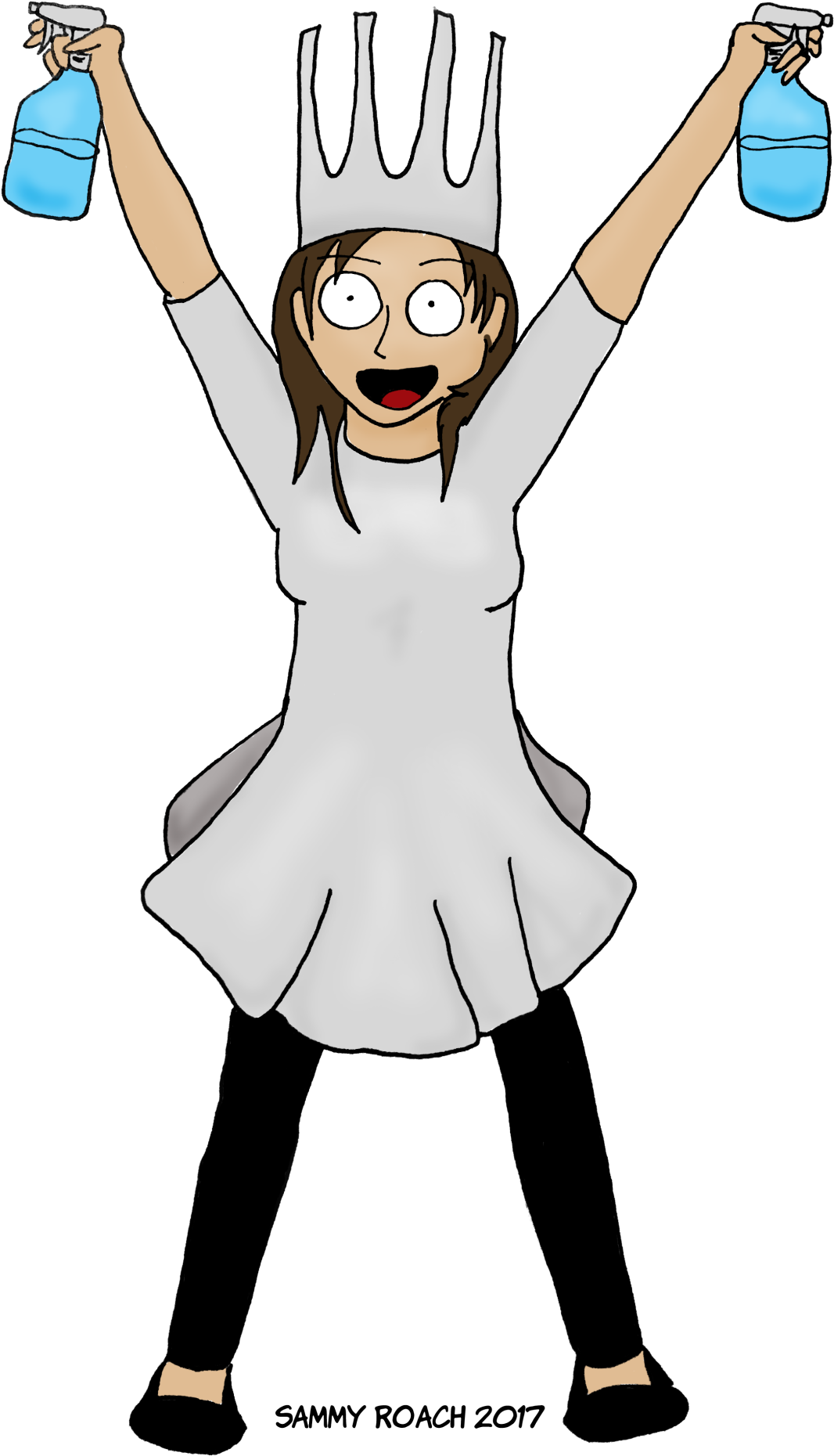 Londonfuse Halloweencostumes Sammyroach Fork - Cartoon (1536x2048)