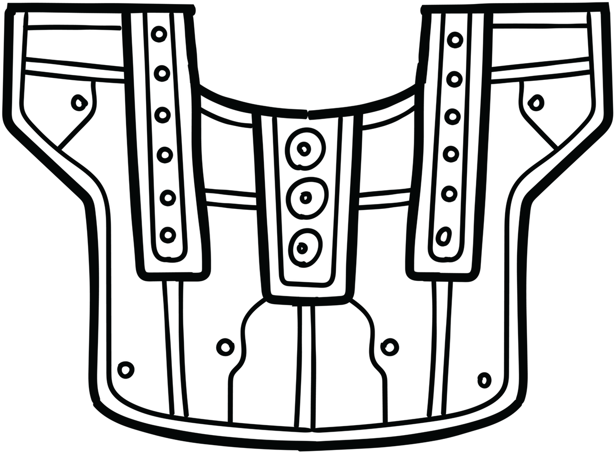 Huipil The Most Common Traditional Garment Worn By - Drawing (1800x1800)