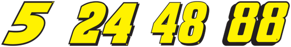 Teammates To Pay Tribute At Homestead With 'jeff Gordon - Jeff Gordon 24 Png (1200x187)