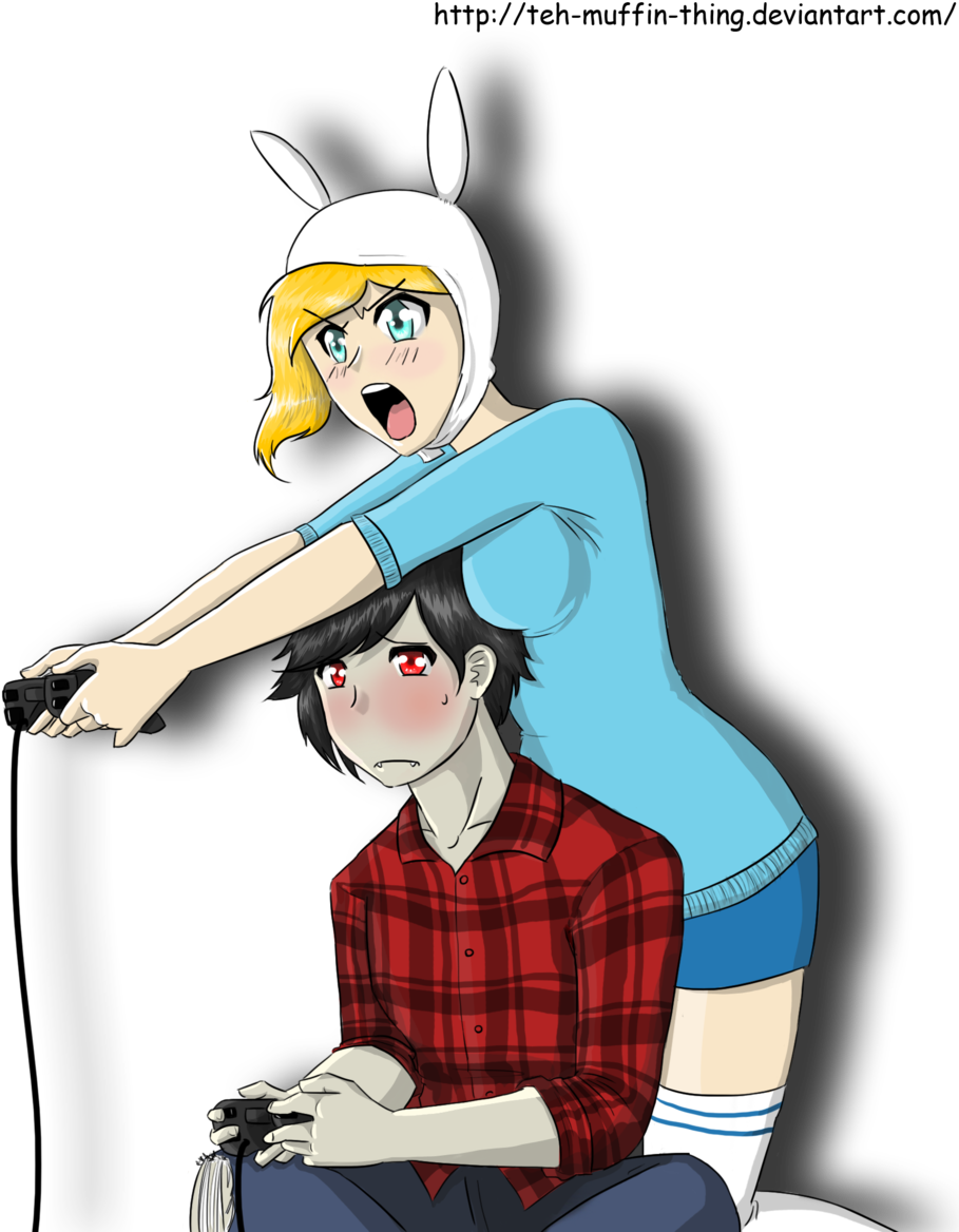 //teh Muffin Thing - Fionna And Marshall Lee Fanart (1024x1168)