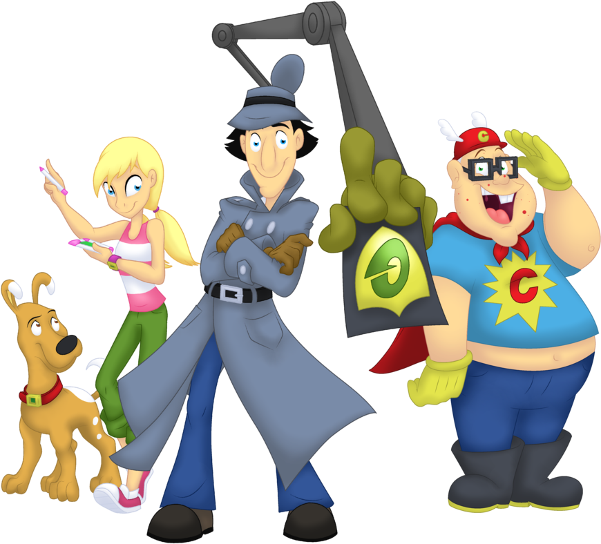 Go Go Gadget Role Call By Deldiz - Inspector Gadget Corporal Capeman (1024x898)