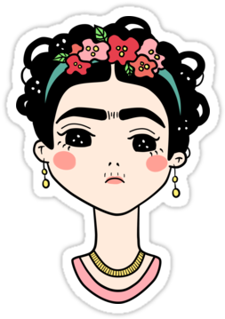 U1 - Frida Kahlo Stickers (375x360)