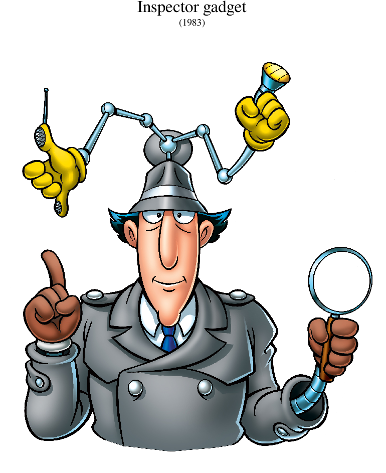 Print - Inspector Gadget (850x1100)