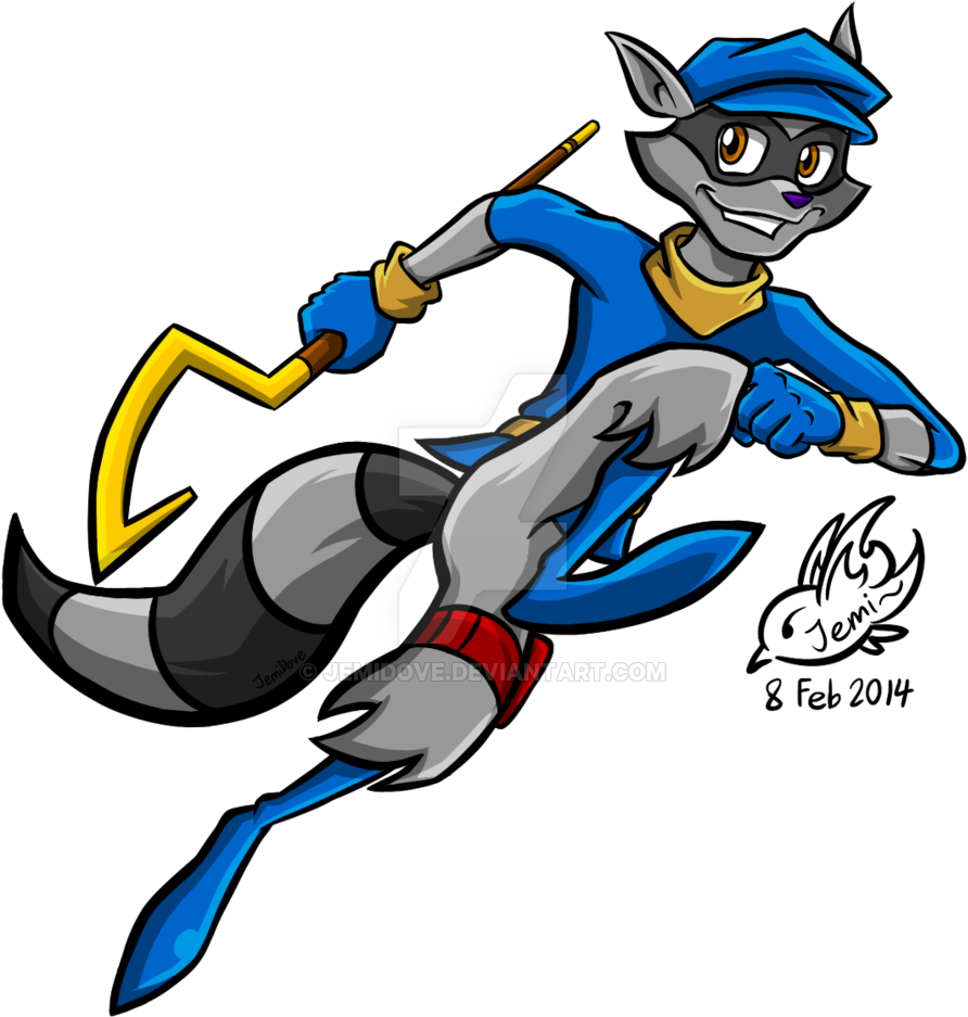 Sly Cooper By Jemidove Sly Cooper By Jemidove - Sly Cooper Official Art (900x950)