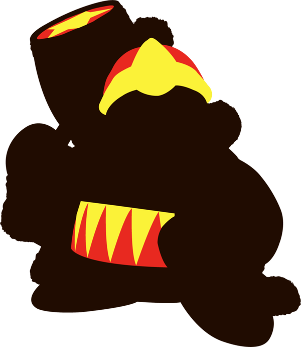 Never Miss A Moment - King Dedede Silhouette (600x690)