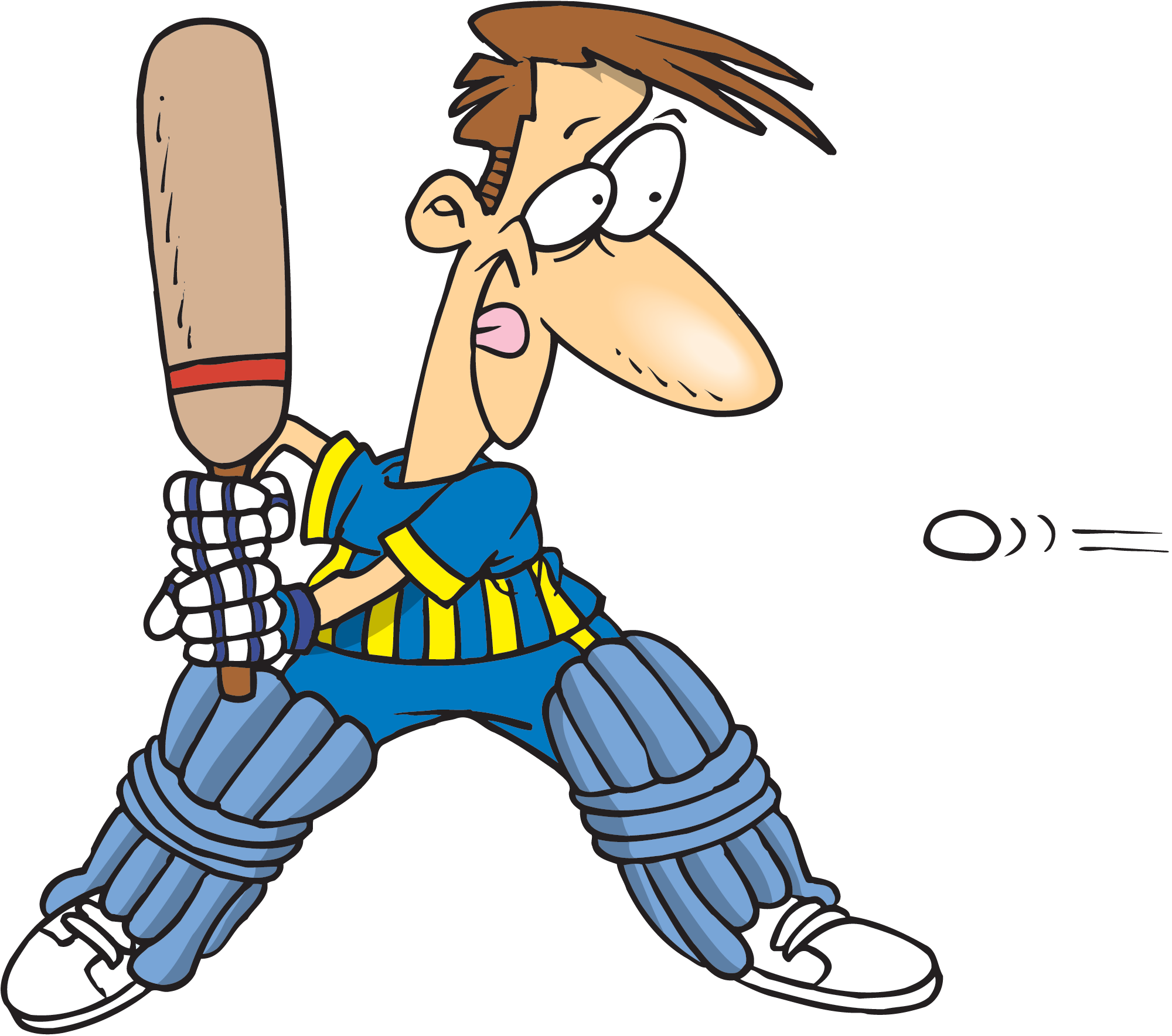 Cricket Cartoon Batting Sport Clip Art - Cartoon Of Someone Playing Cricket (2000x1768)