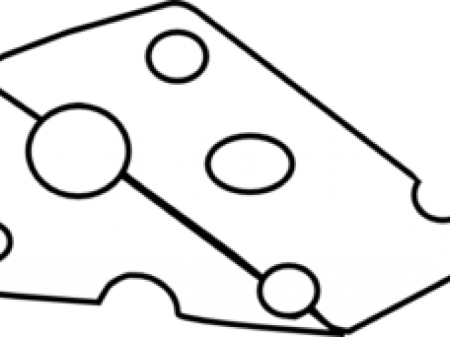 Swiss Cheese Clipart - Clip Art Cheese Black And White (640x480)