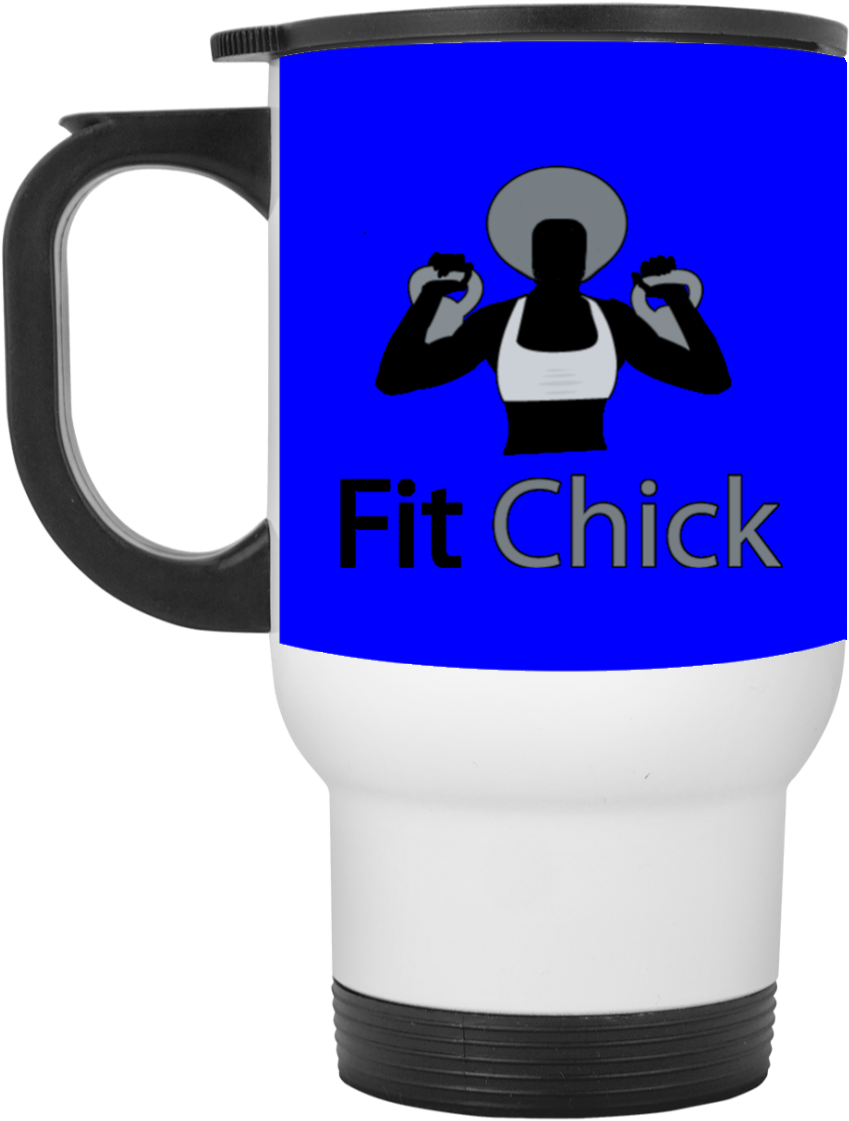 Afro Fit Chick White Travel Mug - Us Mexican Flag (necklaces & Mugs) (1155x1155)