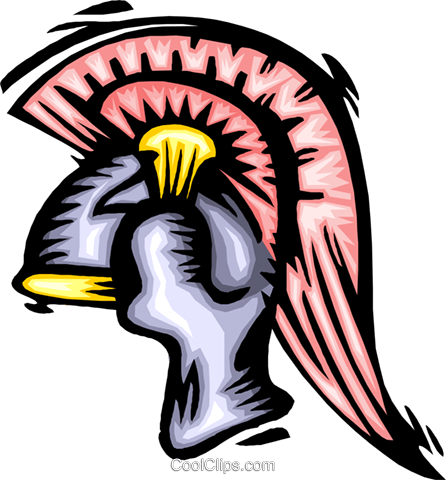 Roman Centurion Helm Vektor Clipart Bild - Clip Art (446x480)