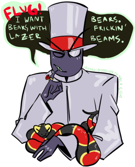 Pew Pew - Cartoon (500x599)