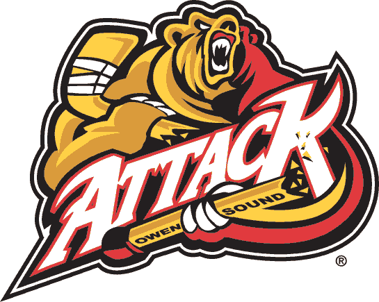 The Memorial Cup Began Last Friday In Mississauga, - Owen Sound Attack Logo (545x435)