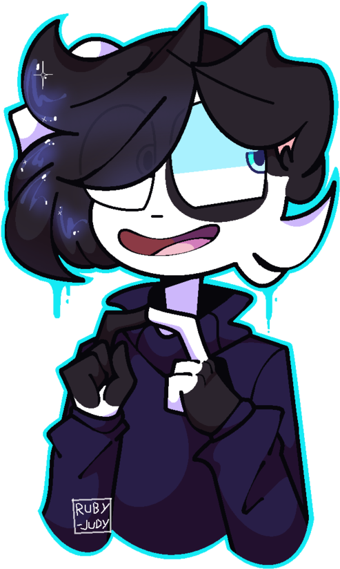 I Got Art Block So I Drew My Oc By Greenwolfy-tea - Art (600x897)