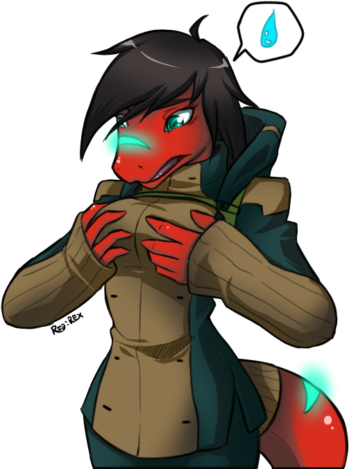 Rex Gender Switch By Tea-redrex - Drawing (502x703)