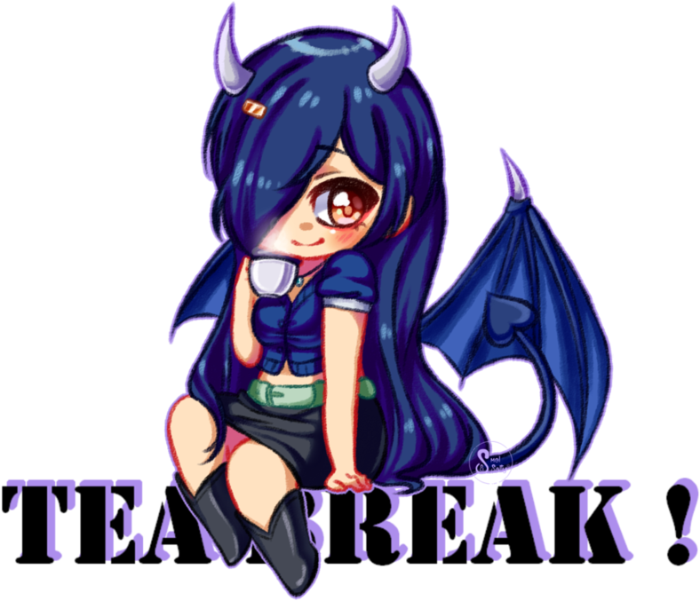 Tea Break By Smolsalty - Team (894x894)