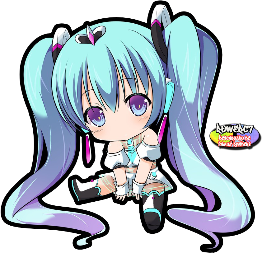Pin By Sakata Gintoki On Hatsune Miku - Cartoon (850x858)