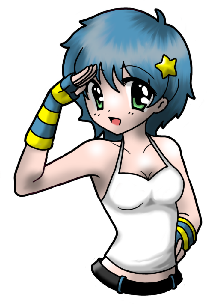 Anime Girl Colo By Xxxamychanxxx - Cartoon (755x1059)
