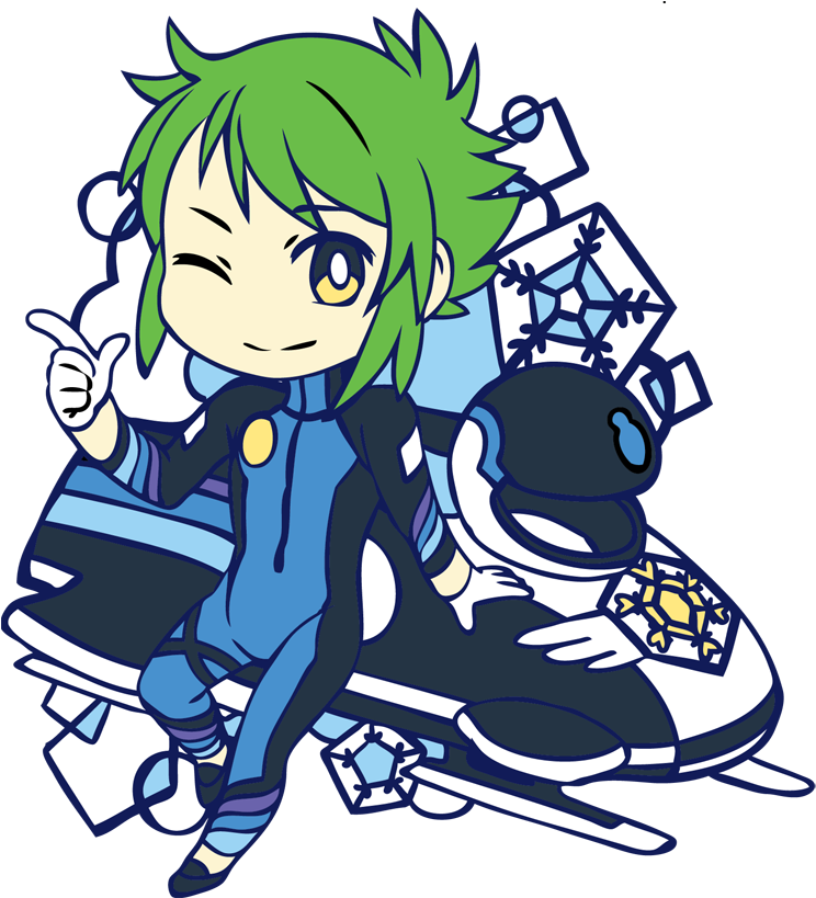 Nishi Prepares His Bobsled This Pin Will Be Available - Cartoon (750x818)