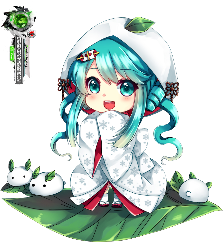 Hatsune Miku Chibi Vocaloid Anime Lily - Ảnh Miku Chibi (993x1020)