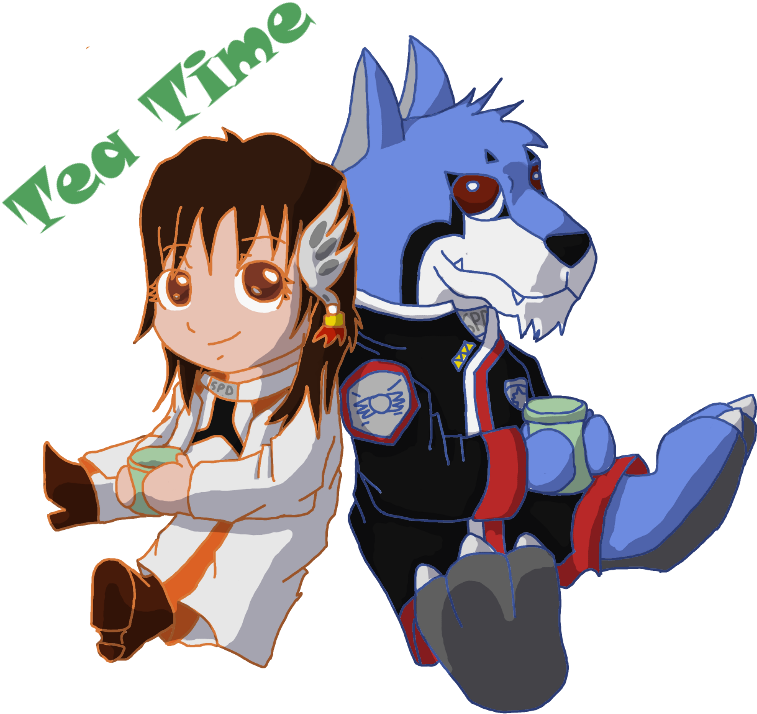 Tea Time By Tamersa - Safari Customized Memories Banner - Green/orange/red (800x739)