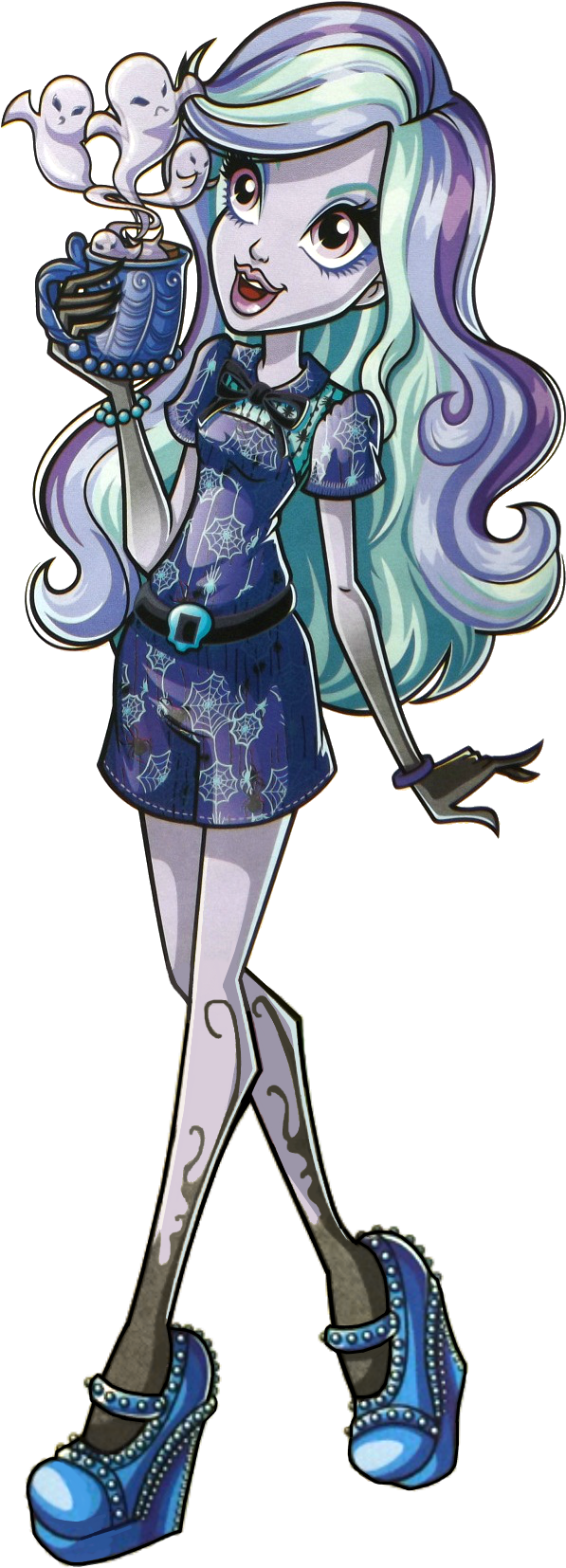 Artwork/png De Twyla - Monster High Coffin Bean Twyla (610x1660)