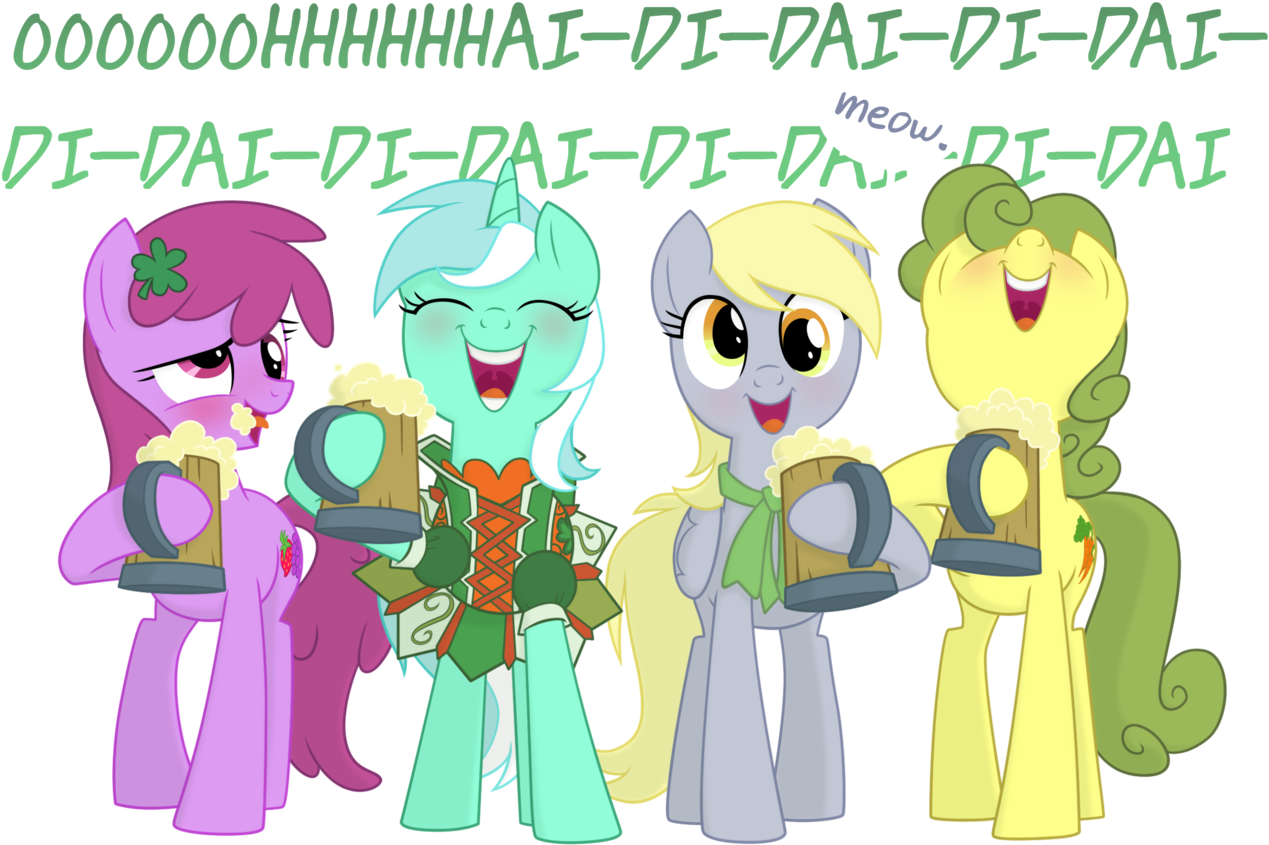 Equestria-prevails, Berry Punch, Berryshine, Carrot - Song (1280x892)