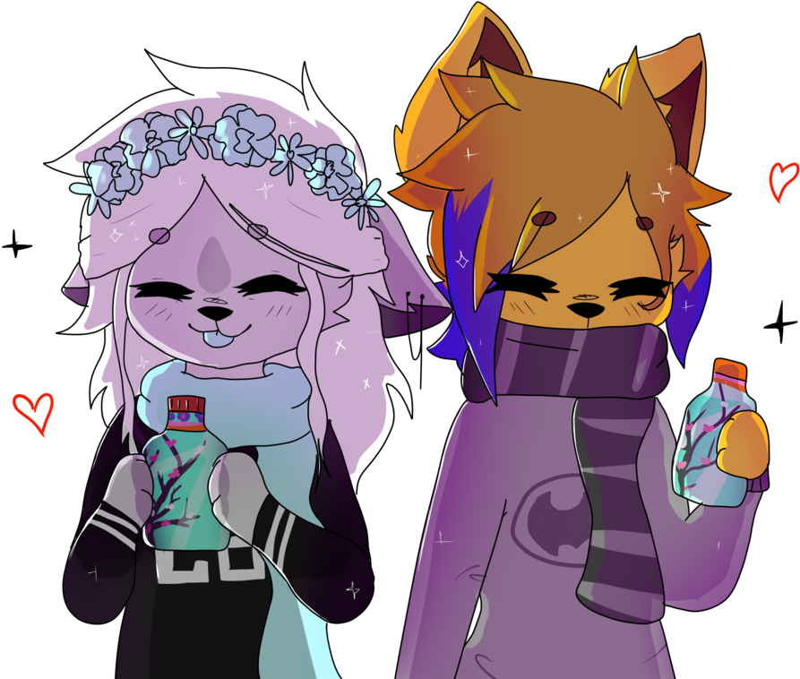 Green Tea By Iceyspookz - Cartoon (1024x771)