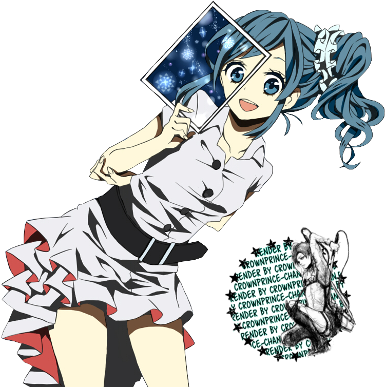 Anime Art Female - Anime Artist Girl Render (771x771)