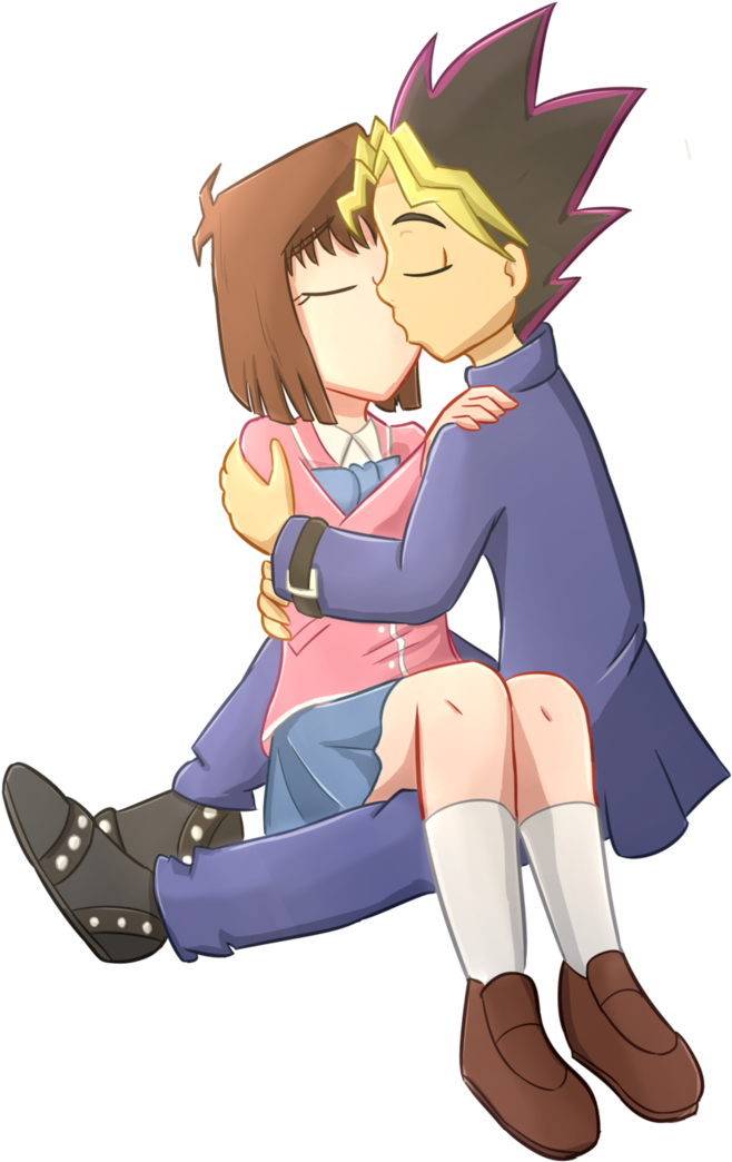 Yugi And Tea By Foxhatart - Cartoon (756x1057)