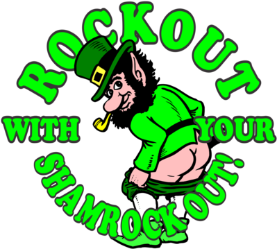 Rock Out With Your Shamrock Out T-shirt - Irish Leprechaun (480x480)