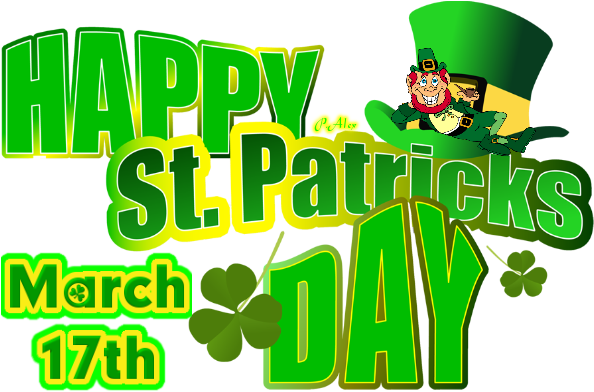 St Patricks Day Imagebot - Glücklicher Tag St. Patricks Grußkarte (600x400)