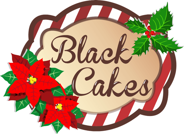 Logo Black Cakes - Christmas Flowers (640x468)