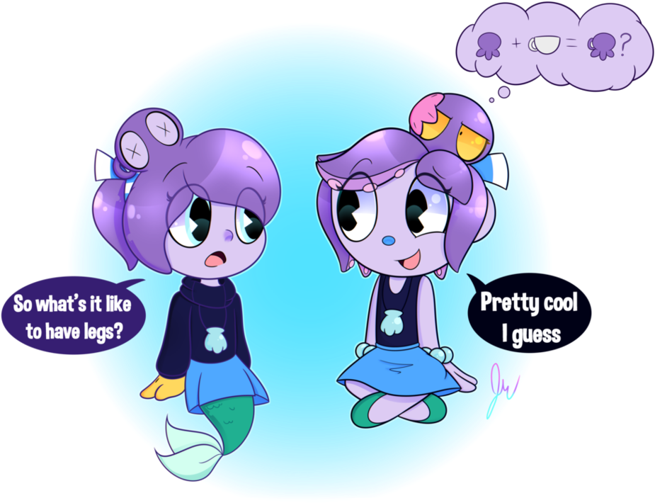 Sea Tea And Mirna Mermug By 6 O Hundred657 - Deviantart (975x819)