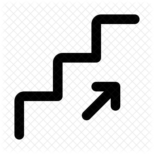 Stairs Icon - Forschungszentrum Informatik (512x512)