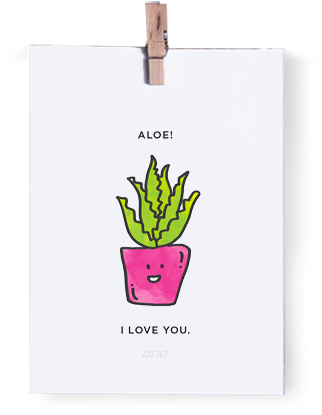 Share The Love This Valentine's Day - Cactus (373x438)