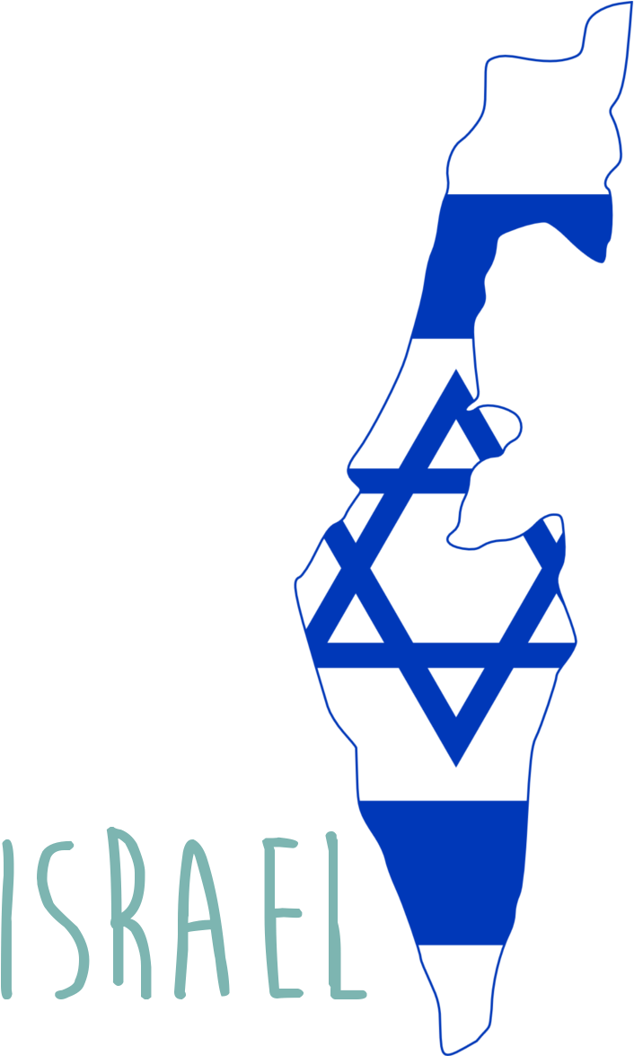 Experience A Life-changing Mission Trip To Israel - Cafepress Israel Flag And Map Puzzle (1196x1200)