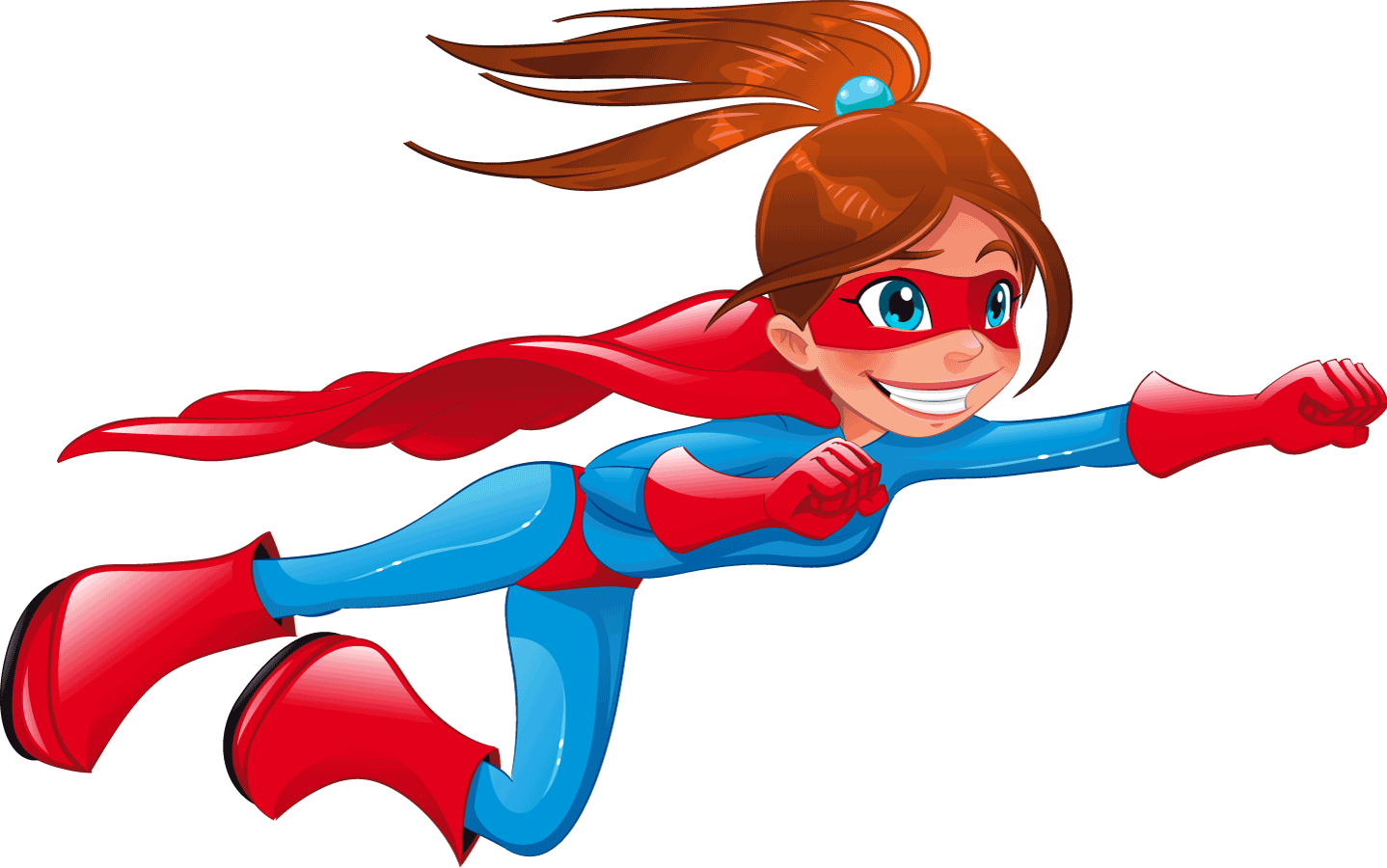 Clipart Superhero Girls - Superhero Girl Clip Art (1438x900)