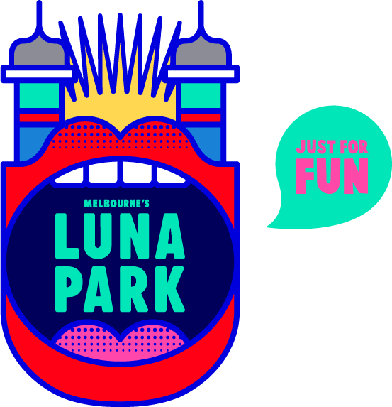 Luna Park Melbourne Logo 2017 - Luna Park Melbourne Logo (553x573)