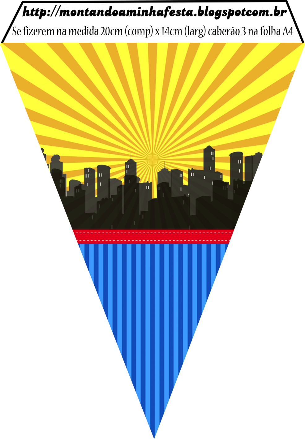 Superheroes, Free Printable Banner - Bandeirola Vingadores (986x1419)