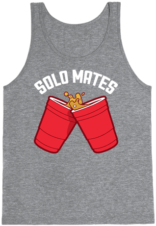 Red Solo Mates Tank Top - Active Tank (484x484)