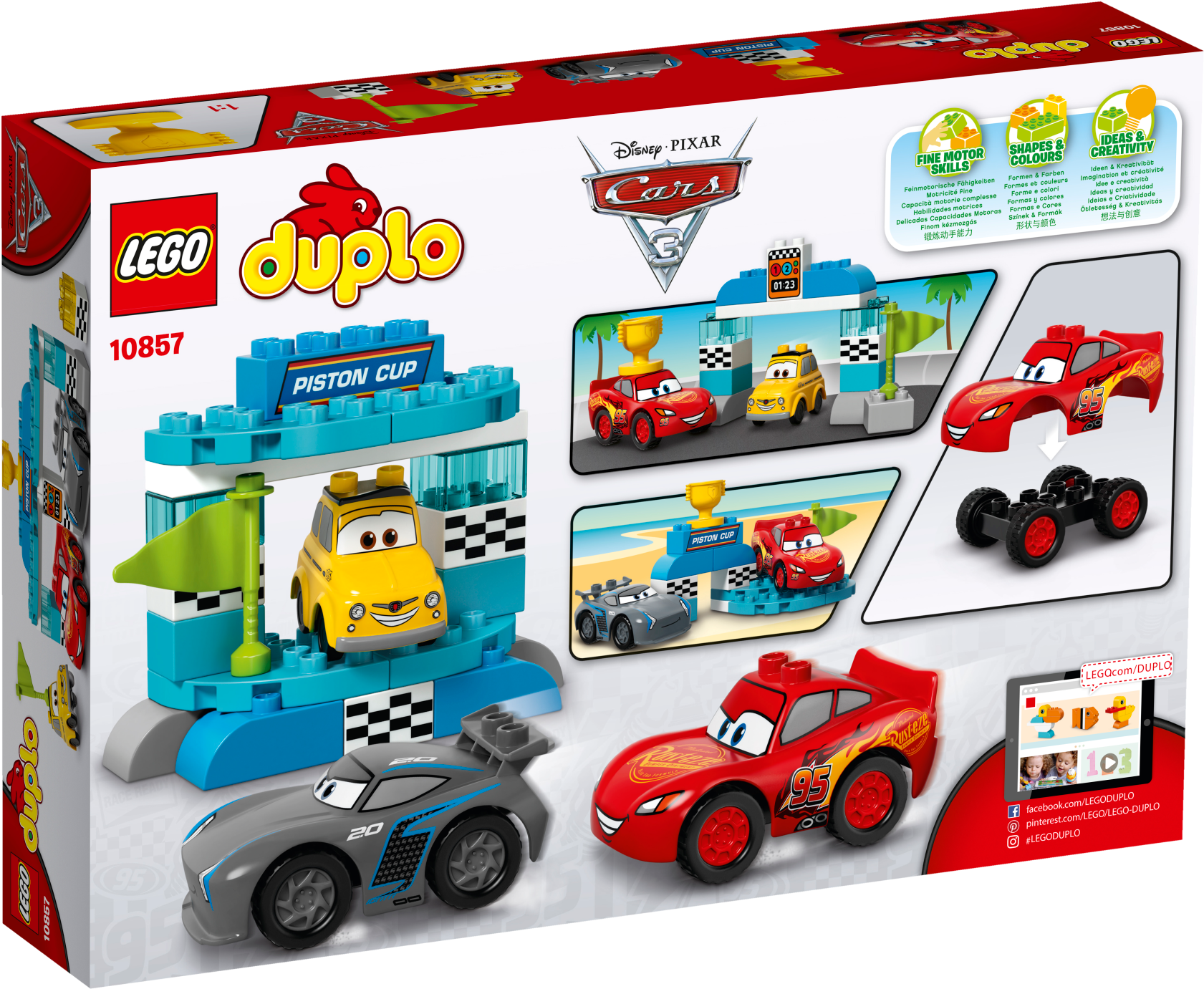 Piston Cup Race - Lego 10857 Duplo Piston Cup Race 596 Gr (2400x1800)