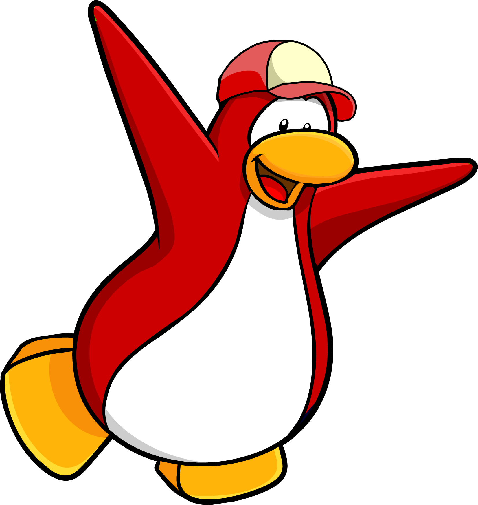 Image Result For Team Red Club Penguin - Penguin (1652x1743)