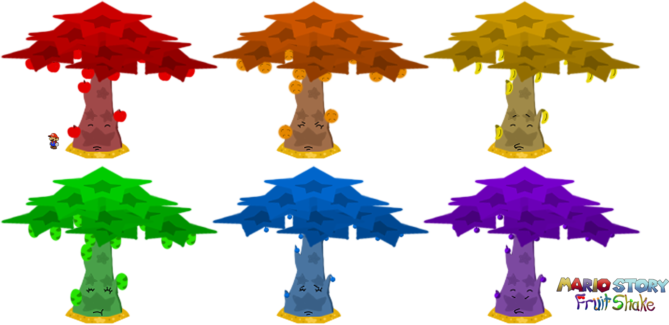 Great Fruit Trees- A Few Millennia Old , The Six Great - Maple Leaf (2225x1102)