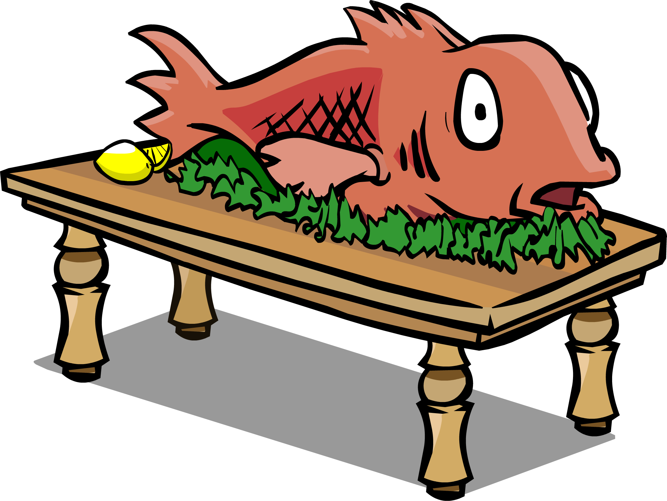 Dinner Table Sprite 006 - Cartoon (2200x1654)