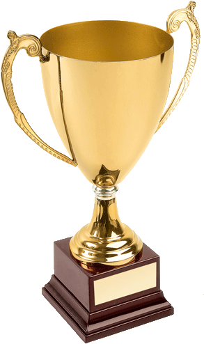 Золотой Кубок Png - Кубок 1 Место Png (302x500)