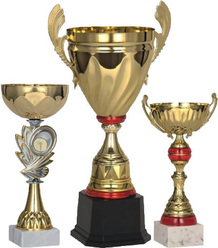 Спортивные Награды В Ассортименте, Кубки, Медали, Статуэтки, - Кубки Медали Png (475x542)