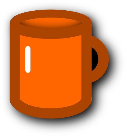 Orange, Cup Icon - Cup Orange Png (512x512)