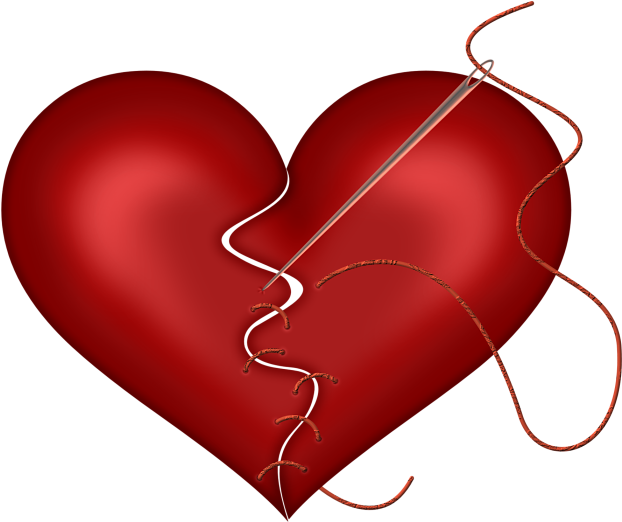 Mending My Broken Heart - Heart (660x565)